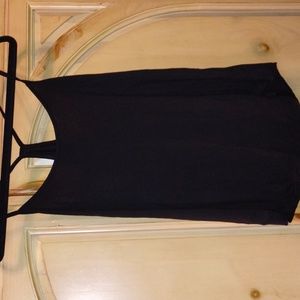 Mudd~Scoop Back Tank~Juniors~Black~XLarge